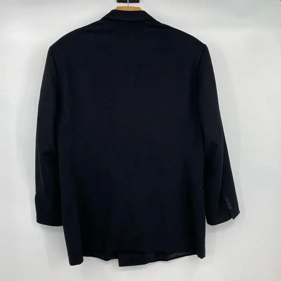 Giorgio's Palm Beach Blazer Suit Jacket Men's 56 Black Loro‎ Piana Cashmere